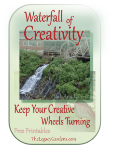 image includes view of historic Ohio mill wheel and water fall